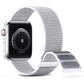 Frendorf | Für Apple Watch SE 2023 44mm Dual Hook and Loop Nylon Uhrband (Muschel)