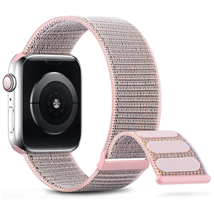 Frerndorf | Für Apple Watch Series 9 41mm Dual Hook and Loop Nylon Uhrband (Silt)