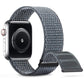 Frendorf | Für Apple Watch Series 4 40mm Dual Hook and Loop Nylon Armband (Grau)