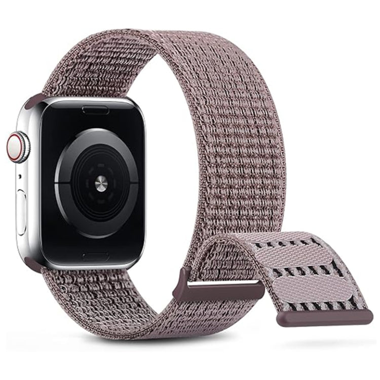 Frendorf | Für Apple Watch Series 4 40mm Doppelschlaufe Nylon Uhrenarmband (Smoke Purple)