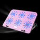 Frendorf | ICE COOREL Notebook-Computer-Basisgeschwindigkeitsregelung Silent Six-Fan-Kühlhalter Kühlregal, Stil: Premium Edition (Charm Powder)