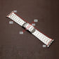 Frendorf | Für Apple Watch Series 5 40mm Drei-Perlen Schmetterlingsschnalle Metall Armband (Roségold)