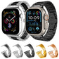 Frendorf | Für Apple Watch Series 5 40mm Drei-Perlen Schmetterlingsschnalle Metall Armband (Roségold)