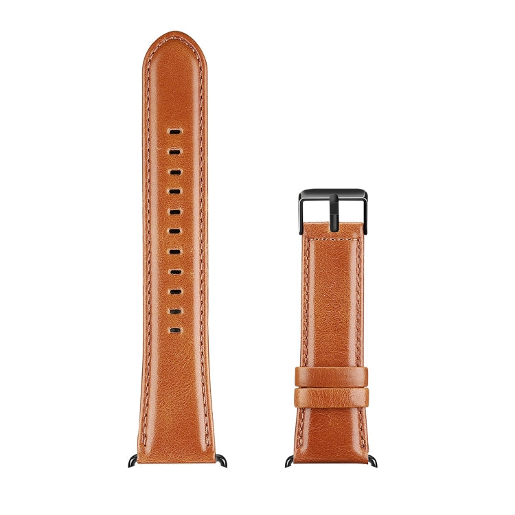 Frendorf | Für Apple Watch Series 7 41mm DUX DUCIS Business Echtes Leder Uhrenarmband (khaki)