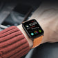 Frendorf | Für Apple Watch Series 7 41mm DUX DUCIS Business Echtes Leder Uhrenarmband (khaki)