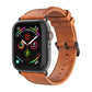 Frendorf | Für Apple Watch Series 7 41mm DUX DUCIS Business Echtes Leder Uhrenarmband (khaki)