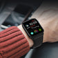Frendorf | Für Apple Watch Series 5 40mm DUX DUCIS Business Echtes Leder Uhrenarmband (Schwarz)