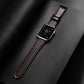 Frendorf | Für Apple Watch Series 4 40mm DUX DUCIS Business Echtes Leder Uhrenarmband (Kaffee)