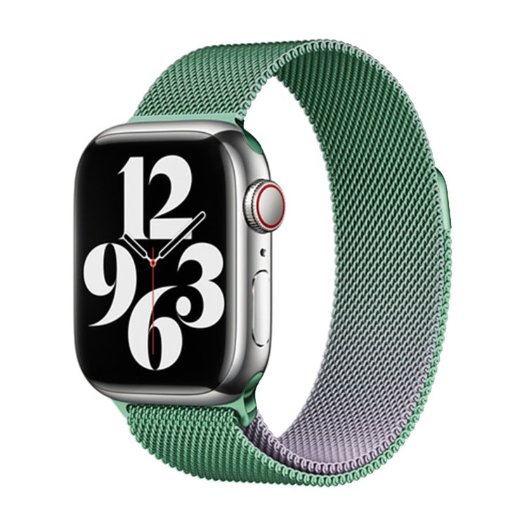 Frendorf | Für Apple Watch Series 4 40mm Milan Gradient Loop Magnetverschluss Armband (Helllila)