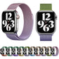 Frendorf | Für Apple Watch SE 2023 44mm Milan Gradient Loop Magnetische Schnalle Armband (Gold Violett)