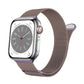 Frendorf | Für Apple Watch Series 7 41mm Zwei Farben Milanese Loop Magnetische Uhrband (Pink Lila)