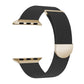 Frendorf | Für Apple Watch 42mm Zwei Farbige Milanese Loop Magnetische Uhr Band (Schwarz Gold)