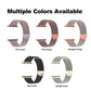 Frendorf | Für Apple Watch Series 6 44mm Zwei Farben Milanese Loop Magnetische Uhrband (Pink Orange)
