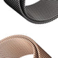 Frendorf | Für Apple Watch Series 6 44mm Zwei Farben Milanese Loop Magnetische Uhrband (Pink Orange)