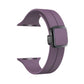 Frendorf | Für Apple Watch SE 40mm Magnetische Quadratische Schnalle Silikon Uhrband (Fruchtlila)