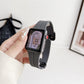 Frendorf | Für Apple Watch SE 40mm Magnetische Quadratische Schnalle Silikon Uhrband (Dunkelgrau)