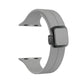 Frendorf | Für Apple Watch SE 40mm Magnetische Quadratische Schnalle Silikon-Uhrenarmband (Wolken Grau)