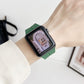 Frendorf | Für Apple Watch Series 2 42mm Magnetische Quadratische Schnalle Silikon Uhrenarmband (Weinrot)