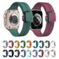 Frendorf | Für Apple Watch Series 2 42mm Magnetische Quadratische Schnalle Silikon Uhrenarmband (Weinrot)