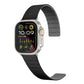 Frerndorf | Für Apple Watch Ultra 2 49mm Zwei-Farben-Loop-Magnet-Silikon-Uhrenarmband (Schwarz+Grau)