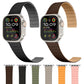 Frendorf | Für Apple Watch SE 40mm Zwei-Farben-Schlaufen-Magnetisches Silikon-Uhrenarmband (Grün+Grau)