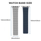 Frendorf | Für Apple Watch SE 40mm Zwei-Farben-Schlaufen-Magnetisches Silikon-Uhrenarmband (Grün+Grau)