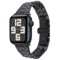 Frendorf | Für Apple Watch SE 2023 40mm Doppelt T Edelstahl Armband (Schwarz)