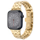 Frendorf | Für Apple Watch SE 2022 40mm Doppelt T Edelstahl Uhrband (Gold)