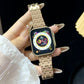 Frendorf | Für Apple Watch SE 40mm Double T Edelstahl Armband (Roségold)