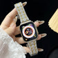 Frendorf | Für Apple Watch SE 40mm Double T Edelstahl-Armband (Silber Gold)