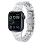 Frendorf | Für Apple Watch SE 40mm Doppelt T Edelstahl Armband (Silber)