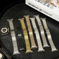Frerndorf | Für Apple Watch Series 9 45mm Doppel-T Edelstahl Armband (Starlight)