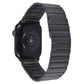 Frerndorf | Für Apple Watch Ultra 49mm Bambus Edelstahl Magnetische Armbänder (Schwarz)