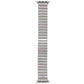 Frerndorf | Für Apple Watch Series 8 45mm Bambus Edelstahl Magnetische Armbanduhr (Silber)