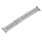 Frerndorf | Für Apple Watch Series 8 45mm Bambus Edelstahl Magnetische Armbanduhr (Silber)