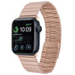 Frendorf | Für Apple Watch SE 2022 40mm Bambus Edelstahl Magnetarmband (Roségold)