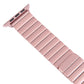 Frendorf | Für Apple Watch Series 5 44mm Bambus Edelstahl Magnetische Uhrband (Rosa)