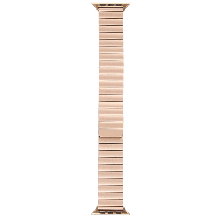 Frendorf | Für Apple Watch Series 5 40mm Bambus Edelstahl Magnetische Uhrband (Roségold)