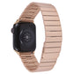 Frendorf | Für Apple Watch Series 5 40mm Bambus Edelstahl Magnetische Uhrband (Roségold)
