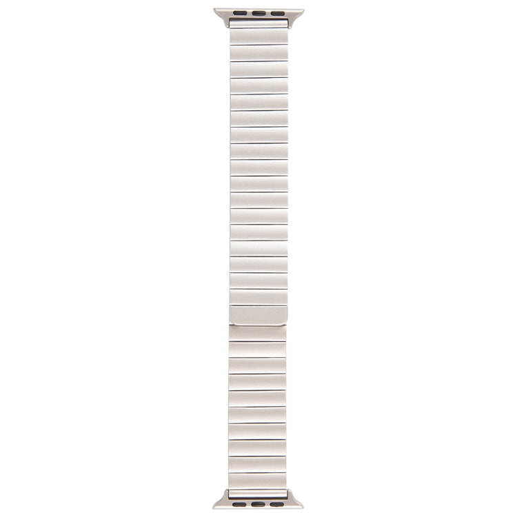 Frendorf | Für Apple Watch Series 5 40mm Bambus Edelstahl Magnetische Armbanduhr (Sternenlicht)