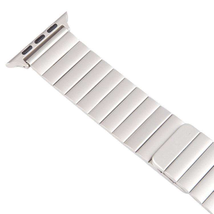 Frendorf | Für Apple Watch Series 5 40mm Bambus Edelstahl Magnetische Armbanduhr (Sternenlicht)