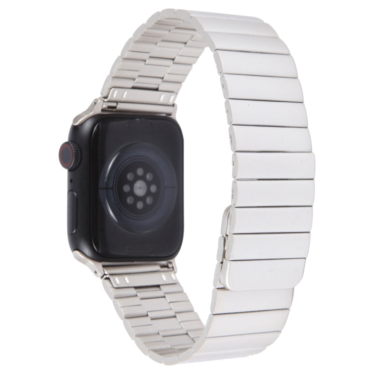 Frendorf | Für Apple Watch Series 5 40mm Bambus Edelstahl Magnetische Armbanduhr (Sternenlicht)