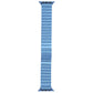 Frendorf | Für Apple Watch Series 4 44mm Bambus Edelstahl Magnet Armband (Blau)