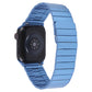 Frendorf | Für Apple Watch Series 4 44mm Bambus Edelstahl Magnet Armband (Blau)