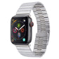 Frendorf | Für Apple Watch Series 4 40mm Bambus Edelstahl Magnetische Uhrband (Silber)