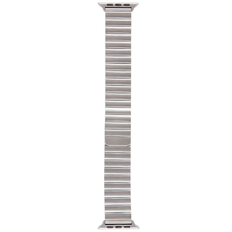 Frendorf | Für Apple Watch Series 4 40mm Bambus Edelstahl Magnetische Uhrband (Silber)