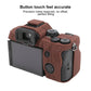 Frendorf | Voor Sony ILCE7RM5 / A7R5 Litchi Textuur Zacht Siliconen Beschermhoes (Koffie)