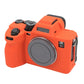 Frendorf | Voor Sony ILCE7RM5 / A7R5 Litchi Textuur Zachte Silicone Beschermcase (Oranje)