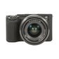 Frendorf | Voor Sony ILCE-7CM2 / A7C II / A7CR Litchi Textuur Zachte Silicone Beschermhoes (Zwart)