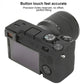 Frendorf | Voor Sony ILCE-7CM2 / A7C II / A7CR Litchi Textuur Zachte Silicone Beschermhoes (Zwart)
